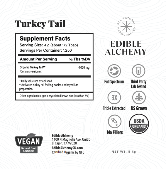 Organic Turkey Tail Mushroom Powder