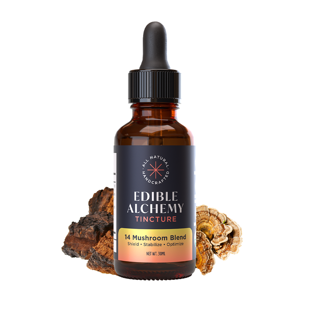 Organic 14 Mushroom Blend Extracted Tincture