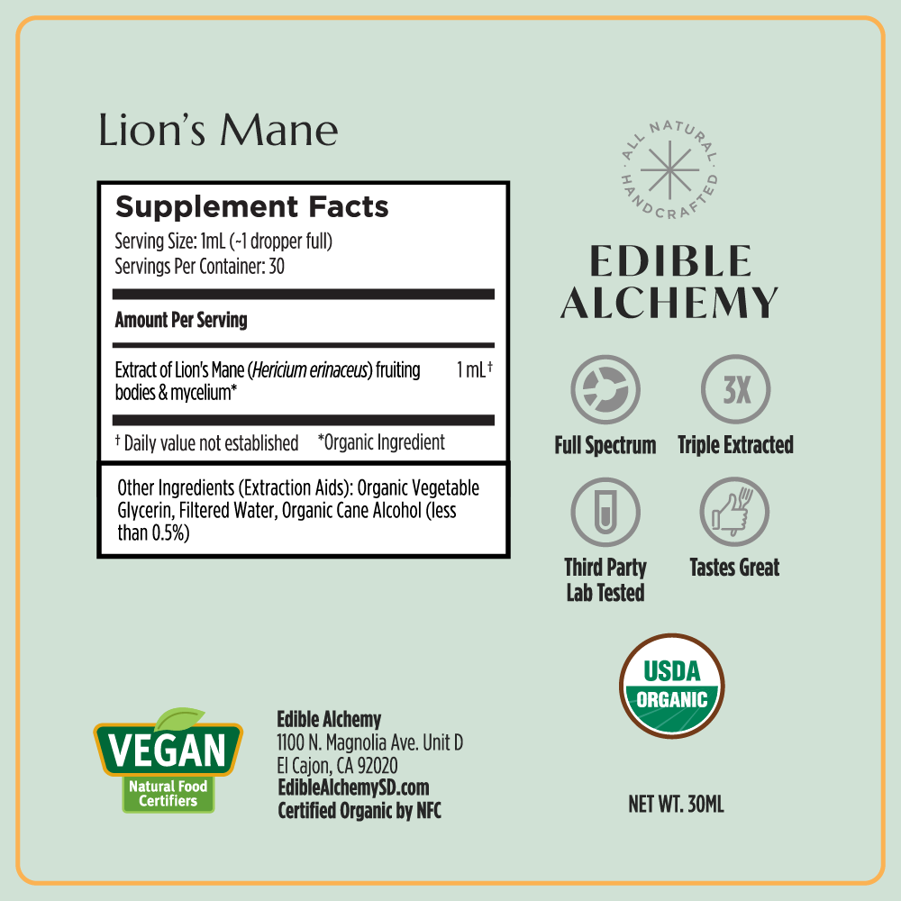 Organic Lion's Mane Extract