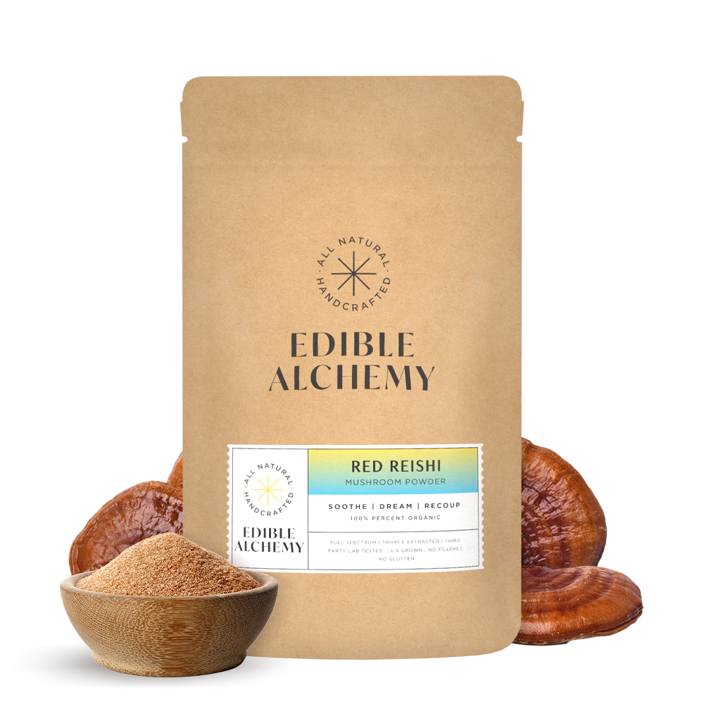 Organic Red Reishi Mushroom Powder